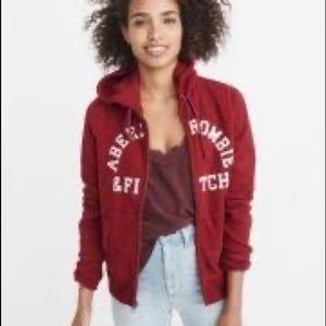 Abercrombie&fitch Full-Zip Logo Hoodie
